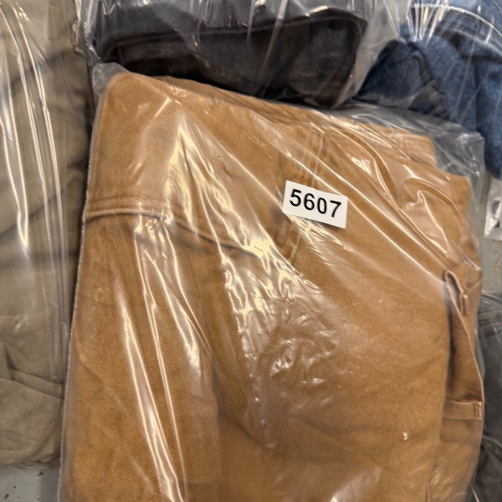 Carhartt Mens Double Front Work Pants Brown Duck Canvas Made in USA 34x30 5607 - Picture 5 of 5